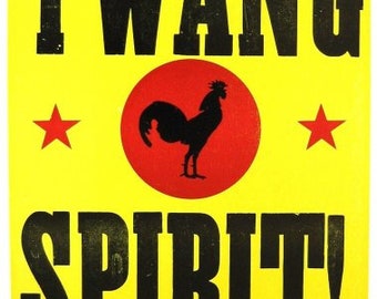 TWANG SPIRIT! Print from LetterPress Poster