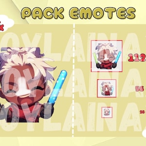 Pack personnalisé d&#39;émoticônes de haute qualité : Ekko de League of Legends. Émoticônes mignonnes de style chibi pour Twitch, Youtube, Kick et Discord.