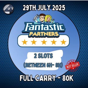 Fantastic Partners MoGo Full Carry 80K Points socios event (2 SLOT) - All rewards (July 2025)