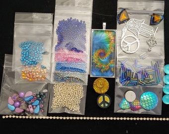 One of a Kind Pendant kit - Funkadelic Fractal