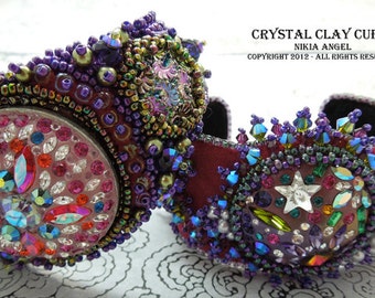 Make Oval, round, rectanglular Cabochons w/Crystal Clay