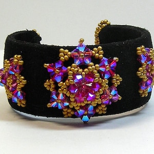 Crystal Stitching - Night Blossom Cuff Kit