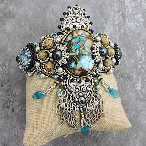 Sherry Serafini's Byzantium Bracelet beaded by Nikia Angel