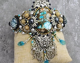 Sherry Serafini's Byzantium Bracelet beaded by Nikia Angel