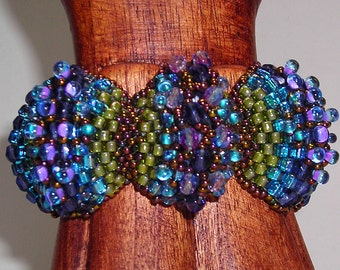 Peyote Scalloponi Bracelet Tutorial