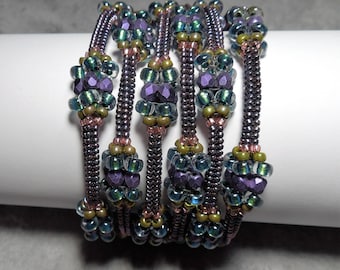 Branched Ndebele Bracelet - 6 strand TUTORIAL for Donna