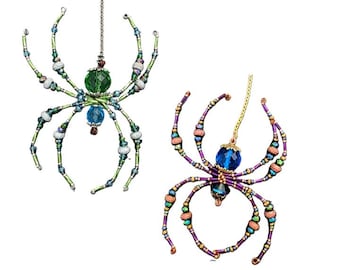 Crystal Beaded Hanging Spider Kit (makes 2)