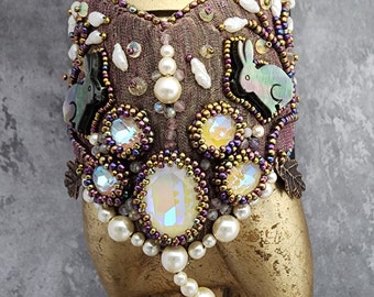 Kinga Bledsoe's Watership Down Bracelet beaded by Nikia Angel