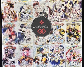 Nina la Novia Estrellada Manga Versión en inglés Vol 1-15 Conjunto completo Nuevo por Rikachi Envío rápido