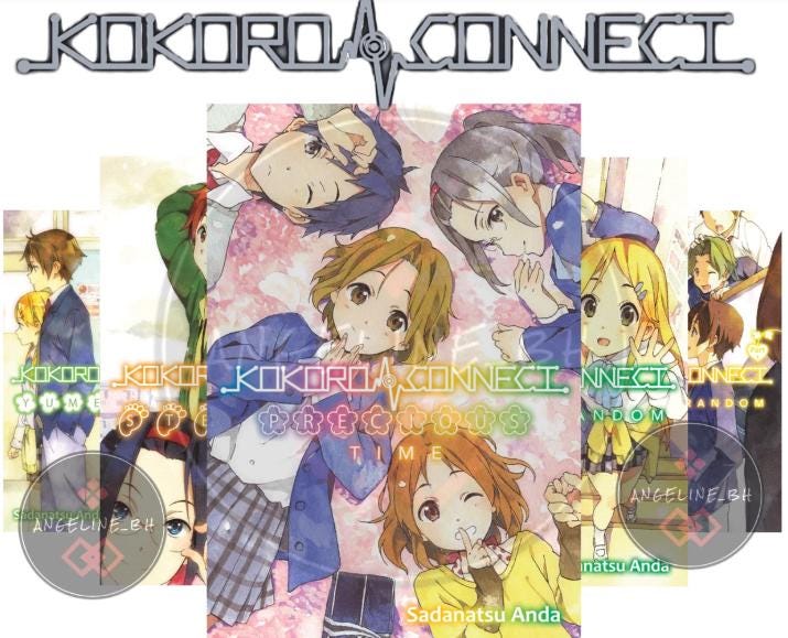 Kokoro Connect Vol. 1-11 Set Light Novel English Version by Yukiko
