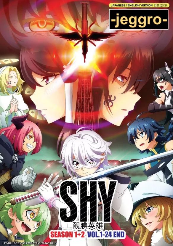 Anime DVD SHY Season 1+2 Vol. 1-24 End English Dubbed & Subtitle