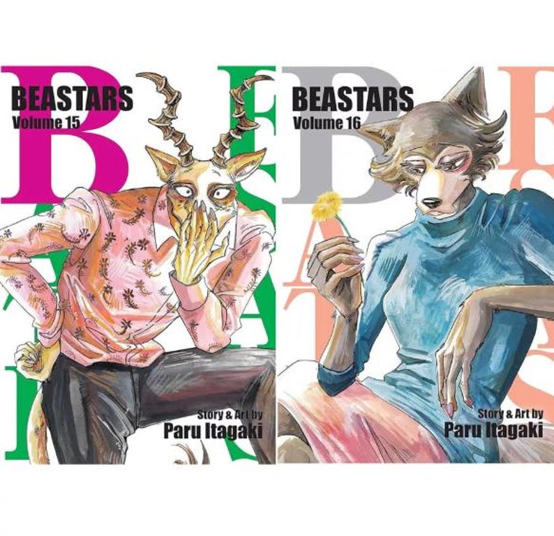 Beastars Manga Vol 1-22 English Comic Books by Paru Itagaki Full Set ...