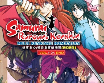 Anime DVD Rurouni Kenshin: Meiji Kenkaku Romantan 2023 Vol. 1-24