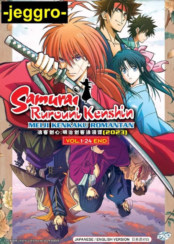 Anime DVD Rurouni Kenshin: Meiji Kenkaku Romantan 2023 Vol. 1-24