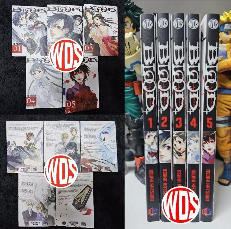 Blood + Plus Manga English Version Comic Book Volume 1-5 (END) by