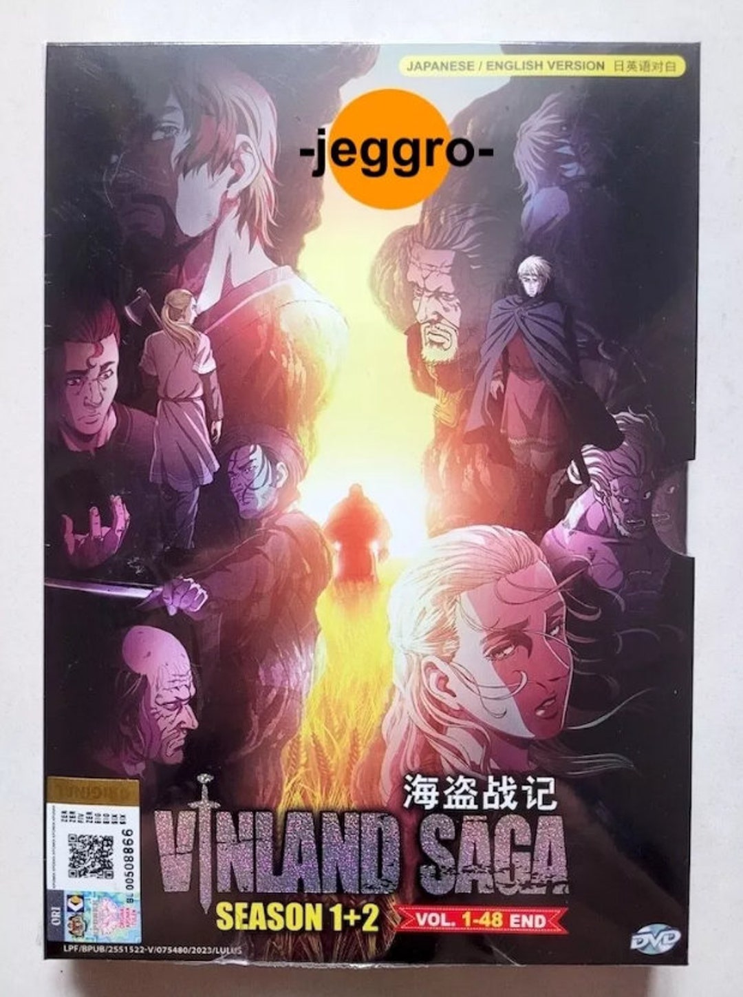 Anime DVD Vinland Saga Season 1+2 Vol. 1-48 End English Version