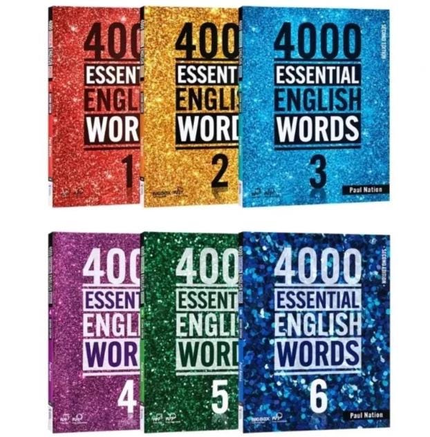 4000 Essential English Words 1-6 (6 Books) New Version Fast