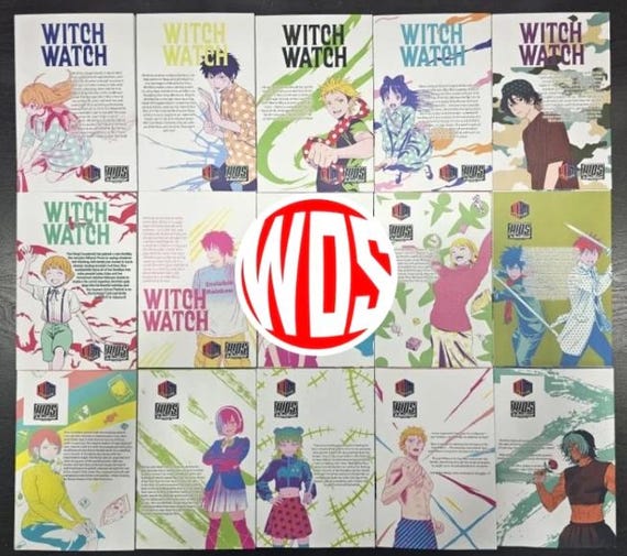 Witch Watch Manga English Vol 1-15 Full Set by Kenta Shinohara