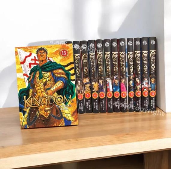 Kingdom Manga English Version by Yasuhisa Hara Volume 1-13 Comic