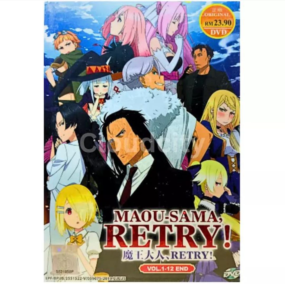DVD Maou-sama, Retry! (demon Lord, Retry) TV Series 1-12 End English