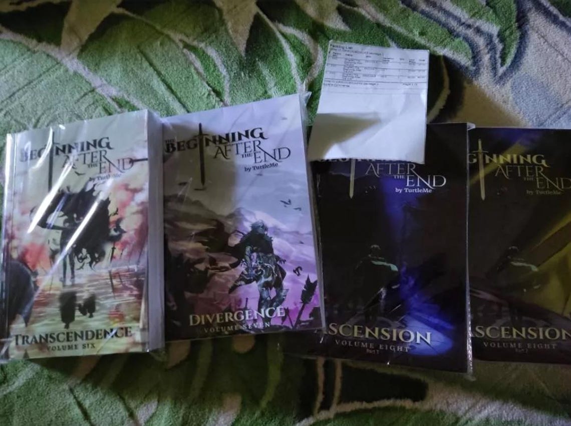 The Beginning After The End Light Novel www.etsy.com