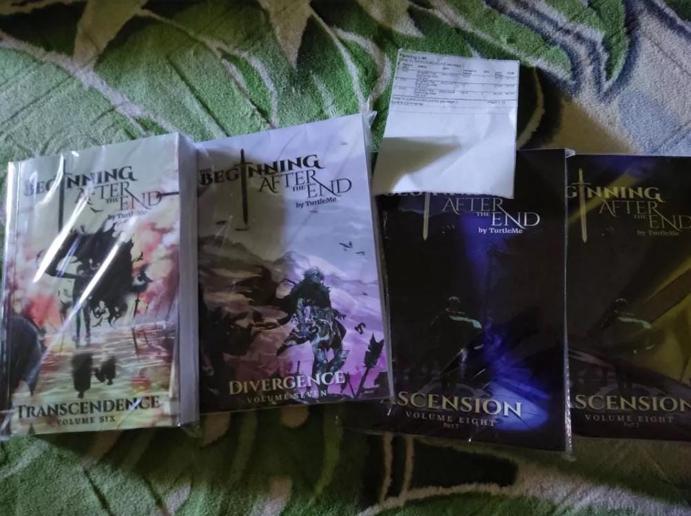 The Beginning After the End Light Novel Full Set Vol. 1-11 English