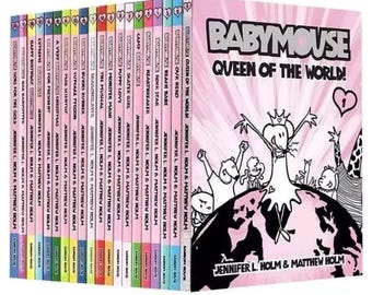 Babymouse Series by Jennifer Holm 20 Books Collection Complete Set