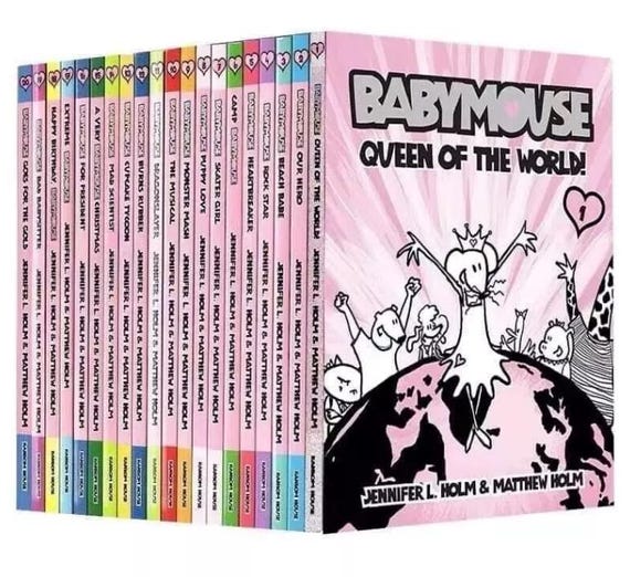 Babymouse Series by Jennifer Holm 20 Books Collection Complete Set