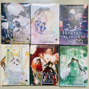 The Husky & His White Cat Shizun Volume 1-6 Light Novel English Version