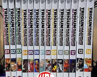 トライガン トライガンマキシマム　全巻　英語版 Manga Trigun Maximum Vol 1-14 End Complete Set by Ysuhiro