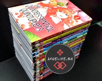 The Quintessentials Quintuplets Manga Vol 1-14 English Full Set