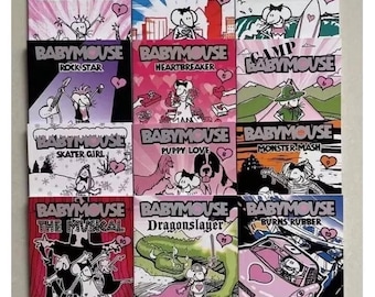 英語絵本　Babymouse シリーズ 20冊 Babymouse Series by Jennifer Holm 20 Books Collection Complete Set