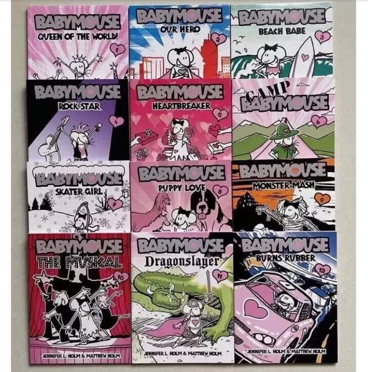 Babymouse Series by Jennifer Holm 20 Books Collection Complete Set
