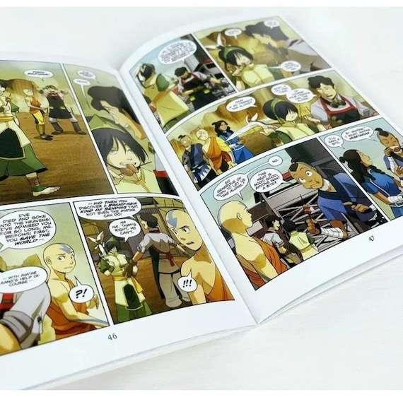 AVATAR the Last Airbender Cartoon Grafic Comic English 18 Books