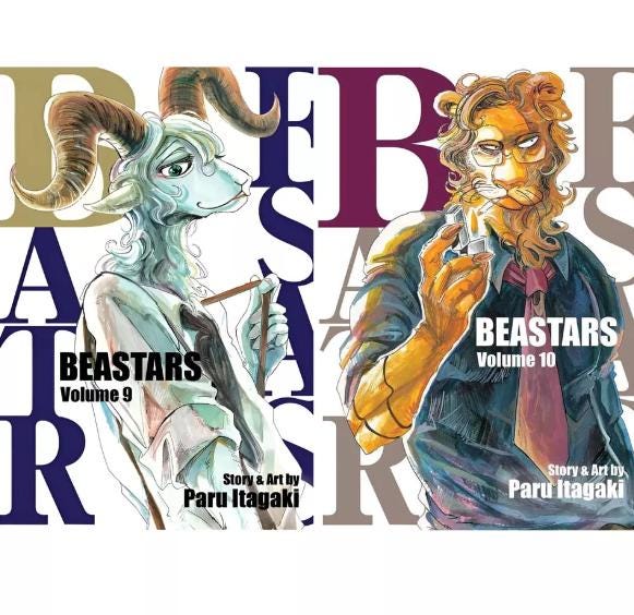 Beastars Manga Vol 1-22 English Comic Books by Paru Itagaki Full Set ...