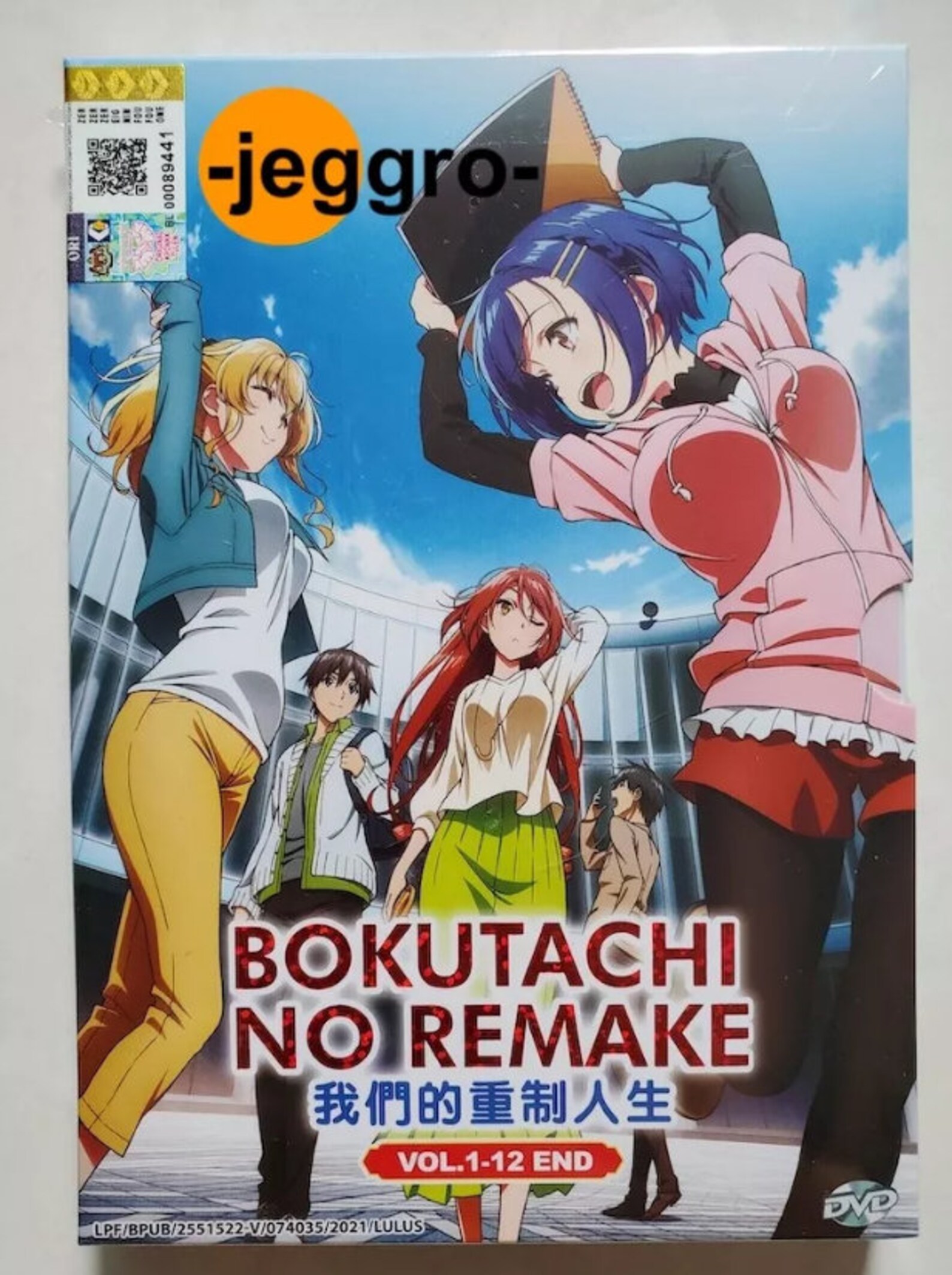 Remake Dvd Anime DVD Bokutachi No Remake Vol. 1-12 End English Subtitle All Region ...