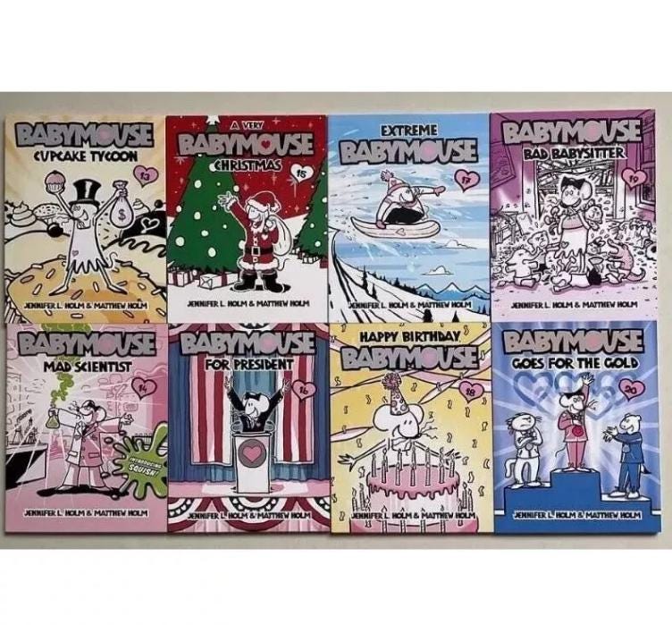Babymouse Series by Jennifer Holm 20 Books Collection Complete Set