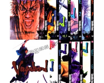 Vagabond Manga English Full Set Volume 1-15 Comic Books New by Takehiko Inoue Fast Shipping