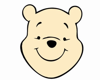 Winnie the pooh Face cookie cutter