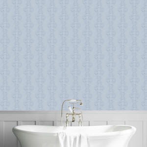 Southern Coastal Crab Wallpaper, Vibrant Nautical Wall Decor in Traditional, Peel and Stick or Pre-Pasted Styles- Beach-Inspired Home Design