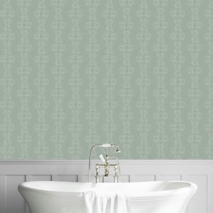 Southern Coastal Crab Wallpaper, Vibrant Nautical Wall Decor in Traditional, Peel and Stick or Pre-Pasted Styles- Beach-Inspired Home Design