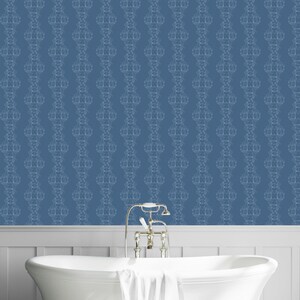Southern Coastal Crab Wallpaper, Vibrant Nautical Wall Decor in Traditional, Peel and Stick or Pre-Pasted Styles- Beach-Inspired Home Design