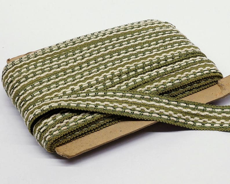 Vintage Passementerie Trim by the Yard Green Home Decor Trim Etsy