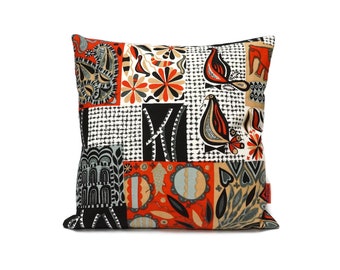 Mid Century Decoratieve Kussensloop | Vogels Decor | Kussenhoes | Kussensloop | Handgemaakt door EllaOsix