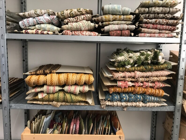 Vintage Trim by the Yard Geometric Upholstery Trim Border Etsy