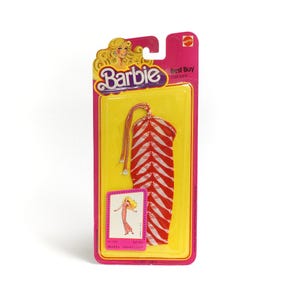 Barbie Vintage Slinky Dress Stripper Fishnet Print Best Buy Fashion 1355 Mattel 1979 Old Toy Storestock
