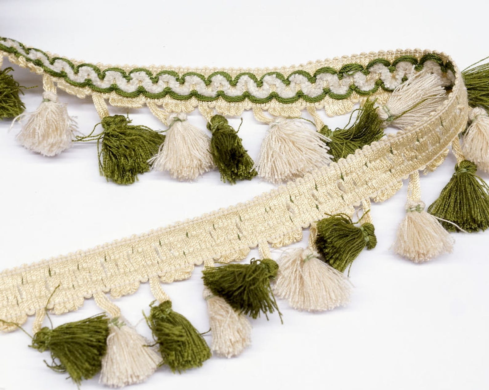 Vintage Tassel Trim by the Yard Fringe Trim Home Decor Etsy