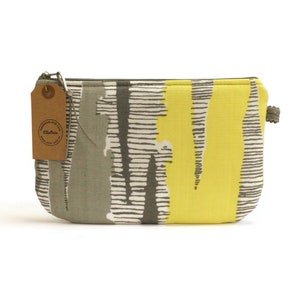 Estuche grande con cremallera - Neceser - Estuche retro para maquillaje - Estuche para lápices Hecho a mano con tela original de los años 60 por EllaOsix