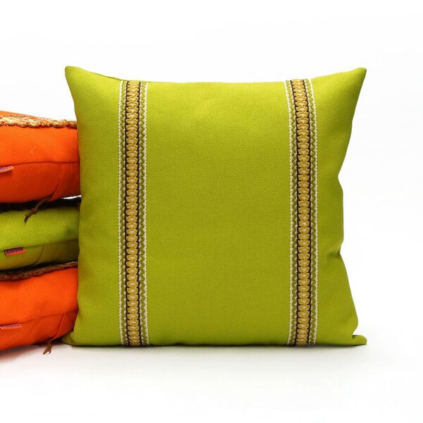 Lime Green Cushion Etsy