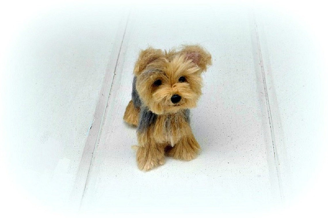 Needle Felted Yorkie /custom Miniature Sculpture of Your Pet / Etsy